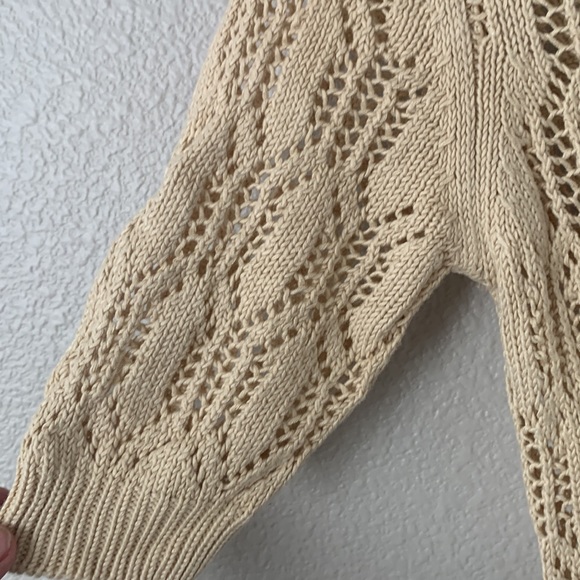 NWOT Charlotte Tan Sweater size Small - Picture 4 of 6